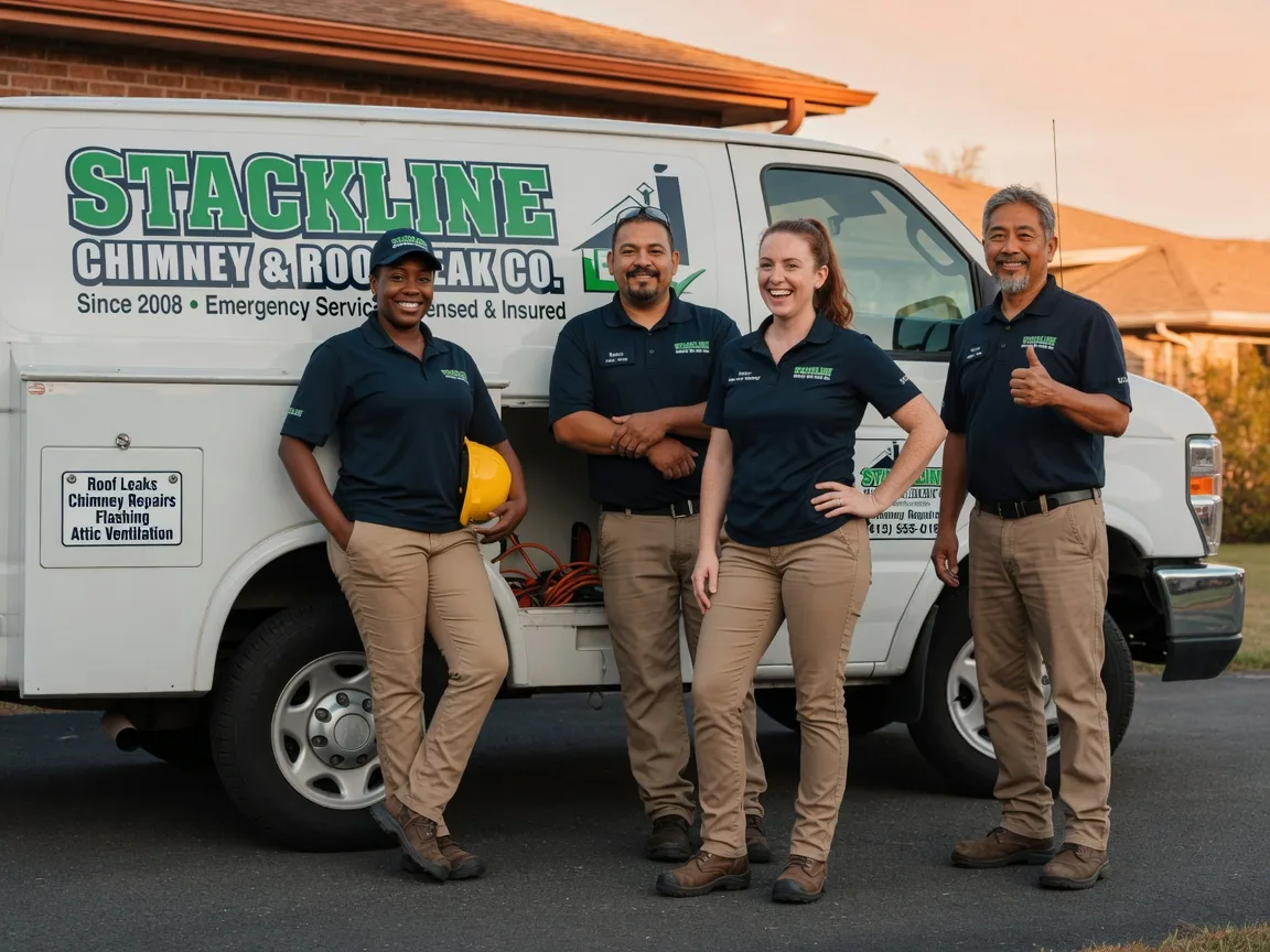 Chimney flashing repair company in Hallieford, VA